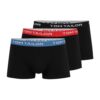 TOM TAILOR Boxeralsók  világoskék / piros / fekete