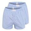 TOM TAILOR Boxeralsók  világoskék / sötétkék / fehér-hu