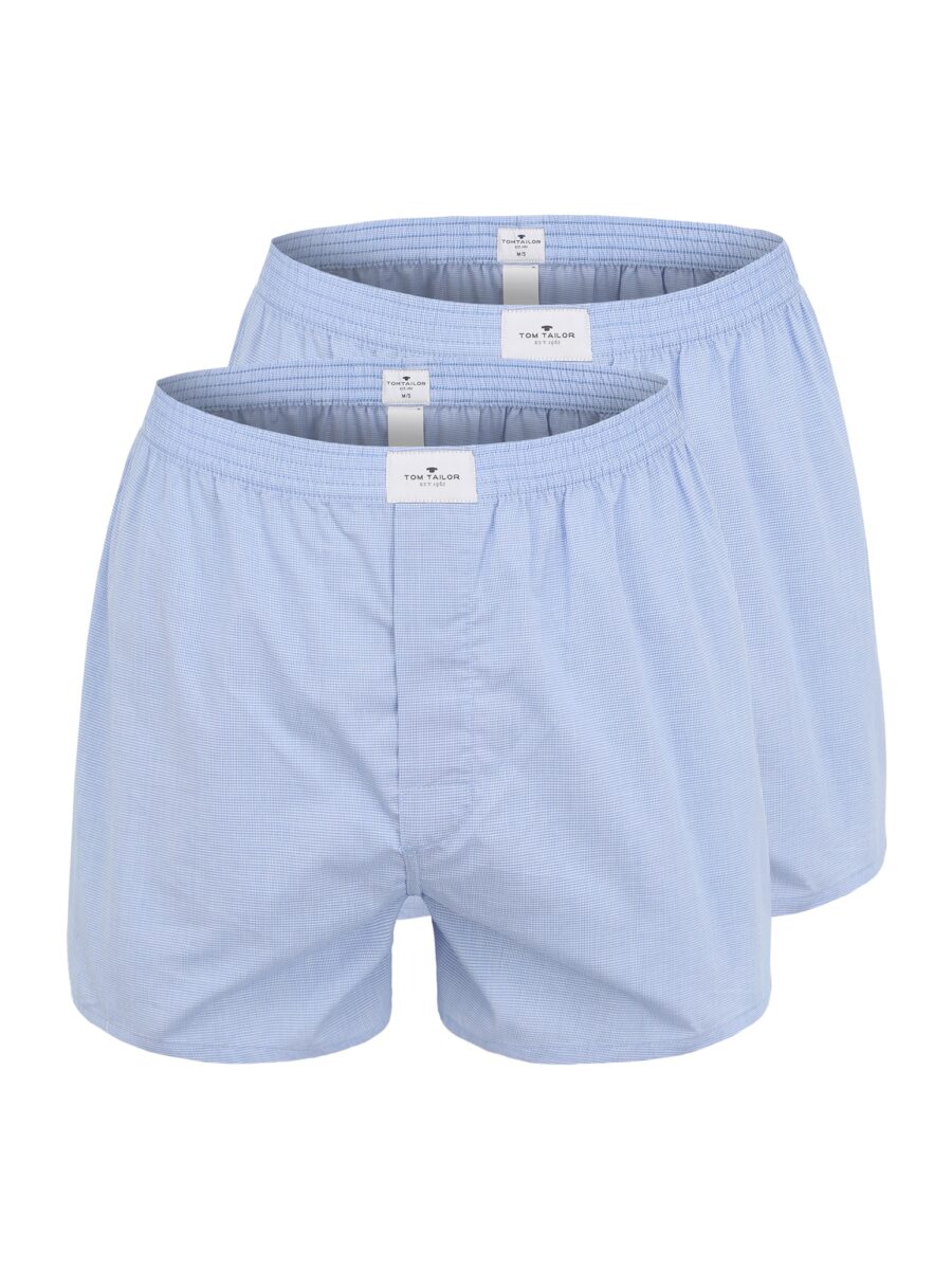TOM TAILOR Boxeralsók  világoskék / sötétkék / fehér-hu