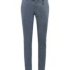 TOM TAILOR DENIM Chino nadrág  antracit / fehér-hu