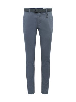 TOM TAILOR DENIM Chino nadrág  antracit / fehér-hu