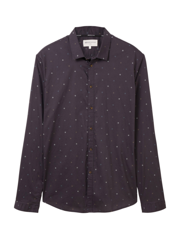 TOM TAILOR DENIM Ing  homok / éjkék / világoskék / fehér-Ár