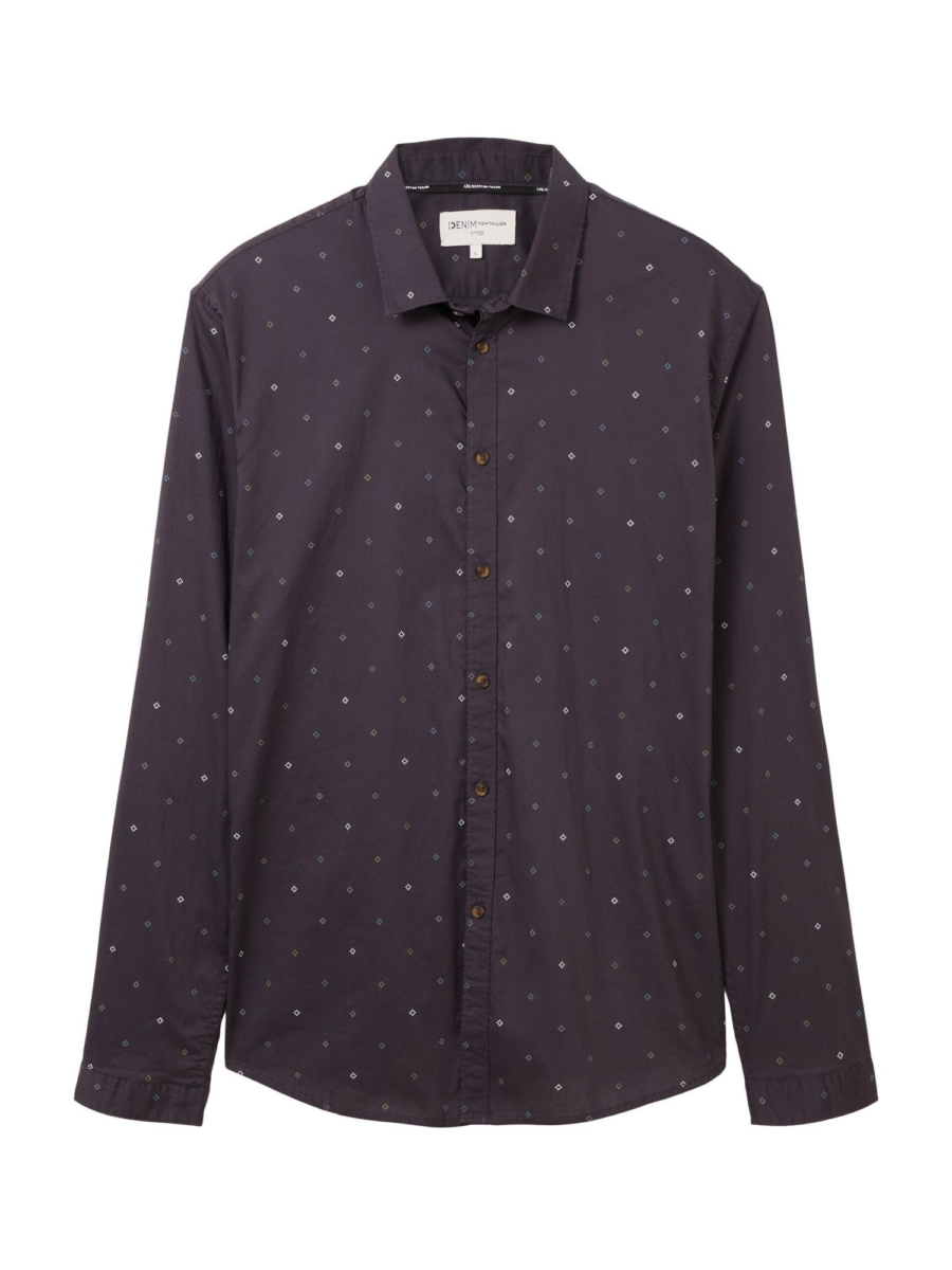 TOM TAILOR DENIM Ing  homok / éjkék / világoskék / fehér-Ár