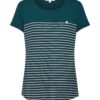 TOM TAILOR DENIM Póló  zöld / rózsaszín