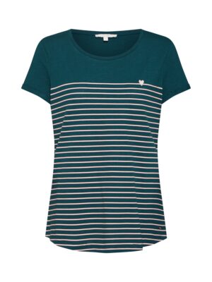 TOM TAILOR DENIM Póló  zöld / rózsaszín