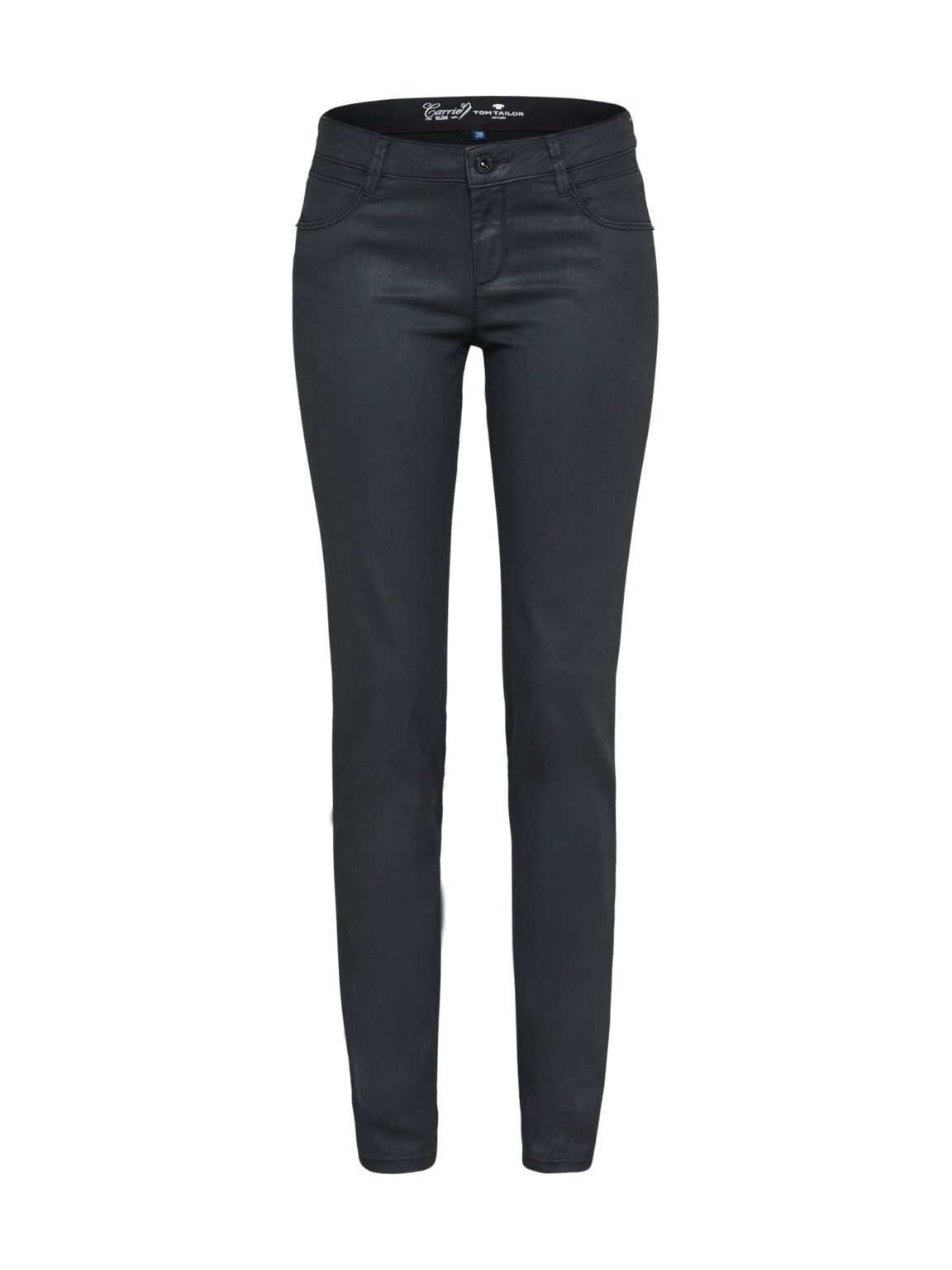 TOM TAILOR Farmer 'slim Carrie with coating'  fekete