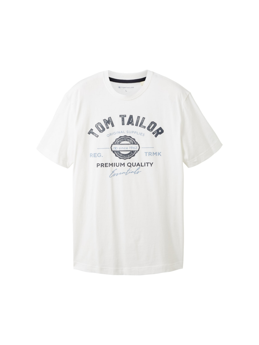 TOM TAILOR Póló  tengerészkék / világoskék / fehér-Ár