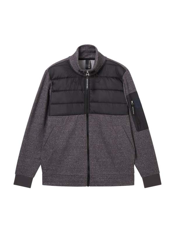 TOM TAILOR Tréning dzseki  bazaltszürke / fekete-Ár