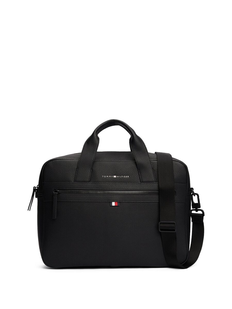 TOMMY HILFIGER Aktatáskák 'Essential'  sötétkék / piros / fekete / fehér-hu
