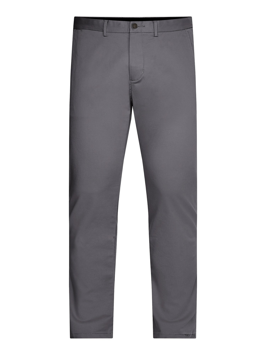 TOMMY HILFIGER Chino nadrág 'Bleecker 1985'  tengerészkék / antracit / piros / fehér-Hungary