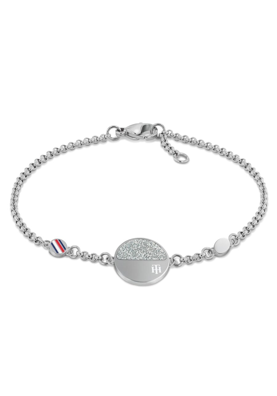 TOMMY HILFIGER Karkötő  ezüst-hu