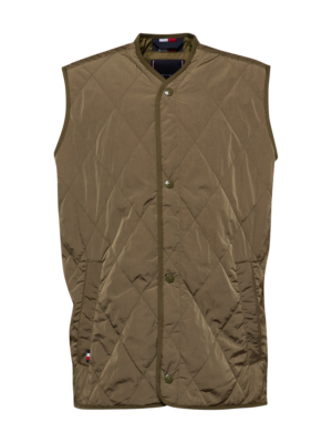 TOMMY HILFIGER Mellény  khaki / piros / fehér-Ár