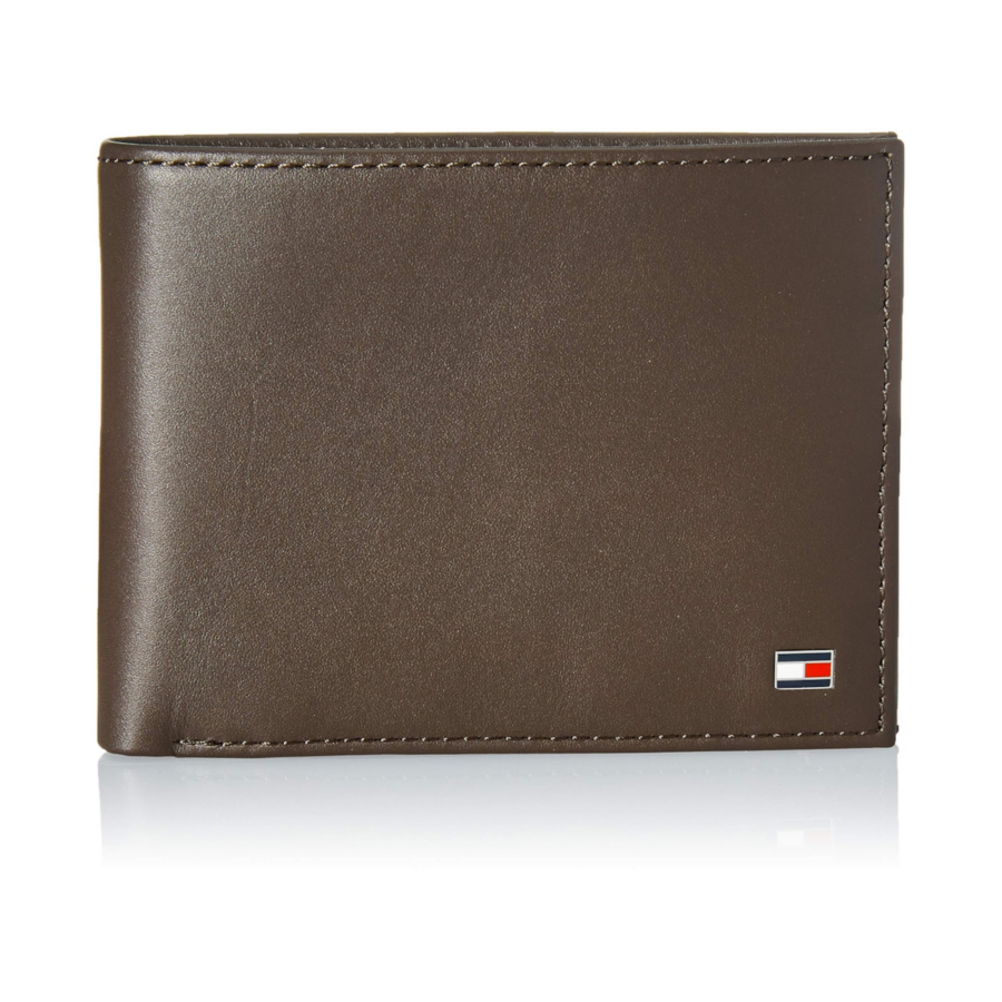 TOMMY HILFIGER Pénztárcák 'Eton'  tengerészkék / barna / piros / fehér-Hungary
