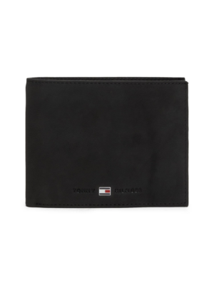 TOMMY HILFIGER Pénztárcák 'JOHNSON TRIFOLD'  fekete-Ár