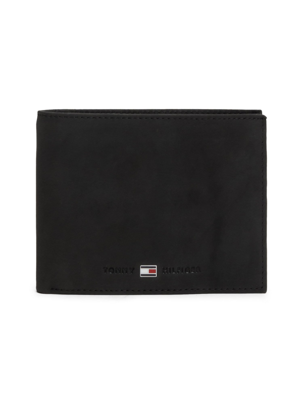 TOMMY HILFIGER Pénztárcák 'JOHNSON TRIFOLD'  fekete-Ár