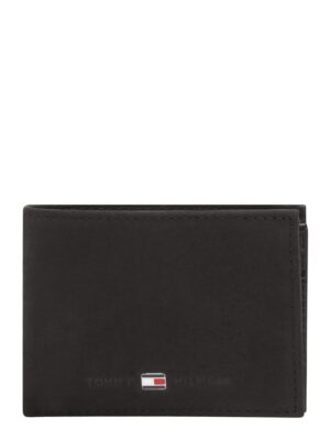 TOMMY HILFIGER Pénztárcák 'Johnson'  piros / fekete / fehér