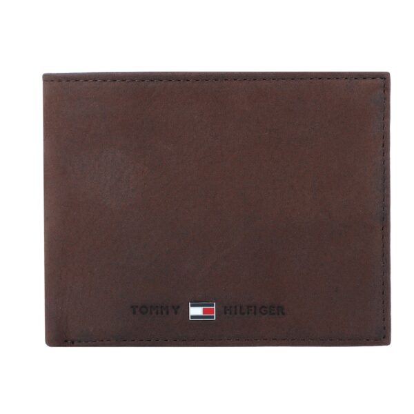 TOMMY HILFIGER Pénztárcák 'Johnson'  tengerészkék / csokoládé / piros / fehér