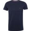 TOMMY HILFIGER Póló 'Flex'  éjkék / piros / fehér-Ár