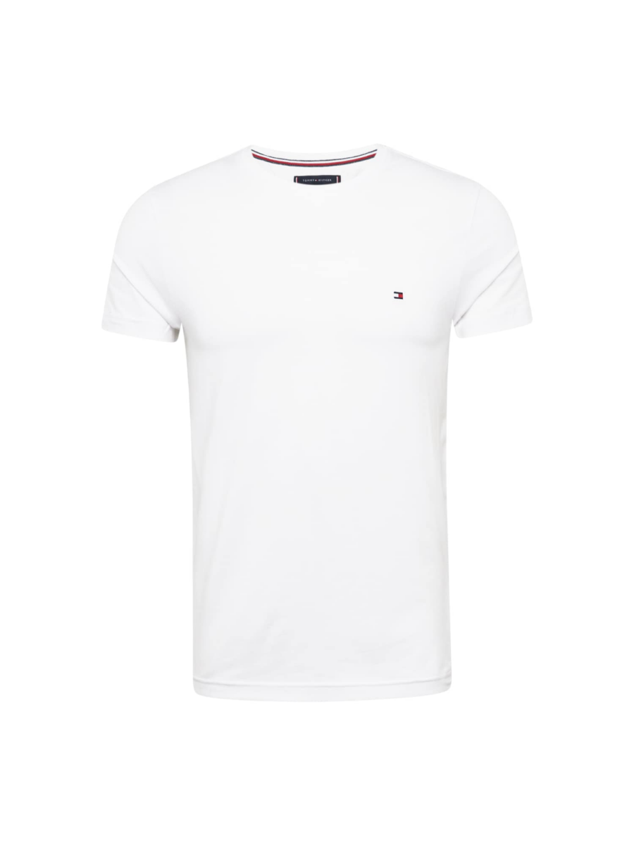 TOMMY HILFIGER Póló 'Flex'  tengerészkék / piros / fehér-Ár