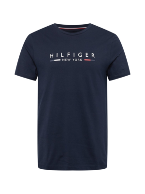 TOMMY HILFIGER Póló 'New York'  tengerészkék / piros / fehér-Ár