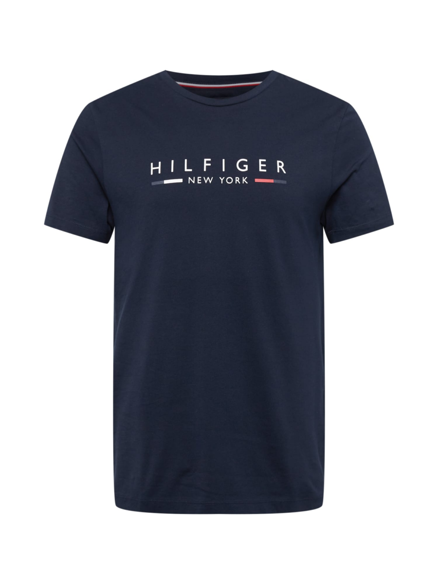 TOMMY HILFIGER Póló 'New York'  tengerészkék / piros / fehér-Ár