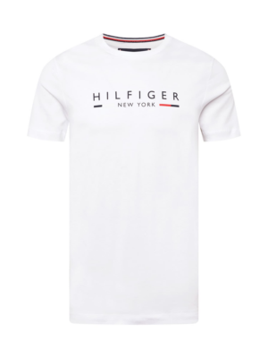TOMMY HILFIGER Póló 'New York'  tengerészkék / piros / fehér-Hungary