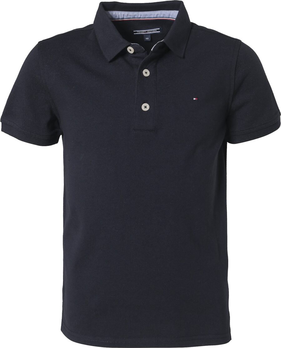 TOMMY HILFIGER Póló  éjkék / tűzpiros / fehér-hu