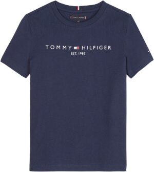 TOMMY HILFIGER Póló  éjkék / világospiros / fehér-hu