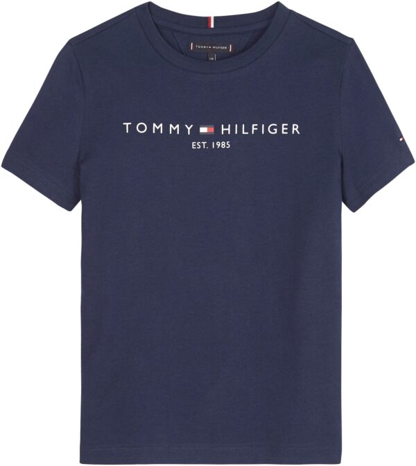 TOMMY HILFIGER Póló  éjkék / világospiros / fehér-hu