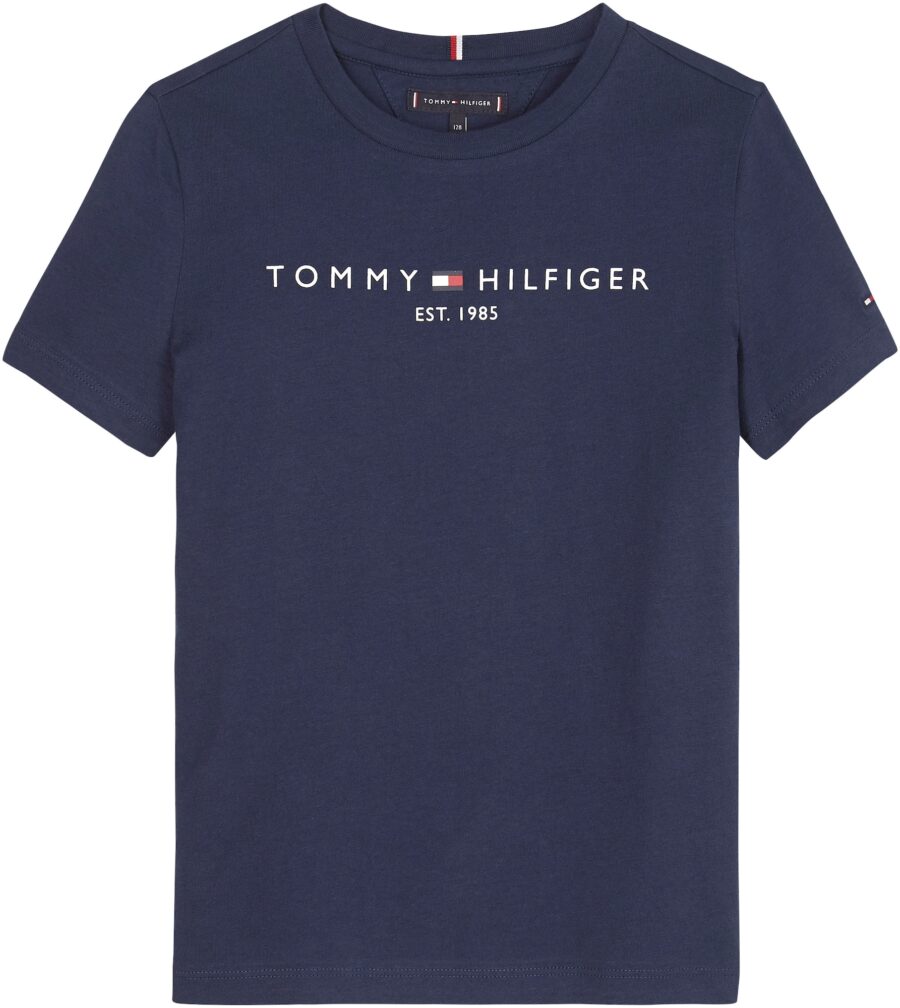 TOMMY HILFIGER Póló  éjkék / világospiros / fehér-hu