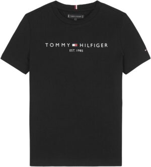 TOMMY HILFIGER Póló  fekete / fehér-hu