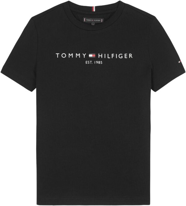 TOMMY HILFIGER Póló  fekete / fehér-hu