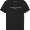 TOMMY HILFIGER Póló  fekete / fehér-hu