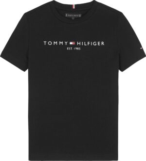 TOMMY HILFIGER Póló  fekete / fehér-hu