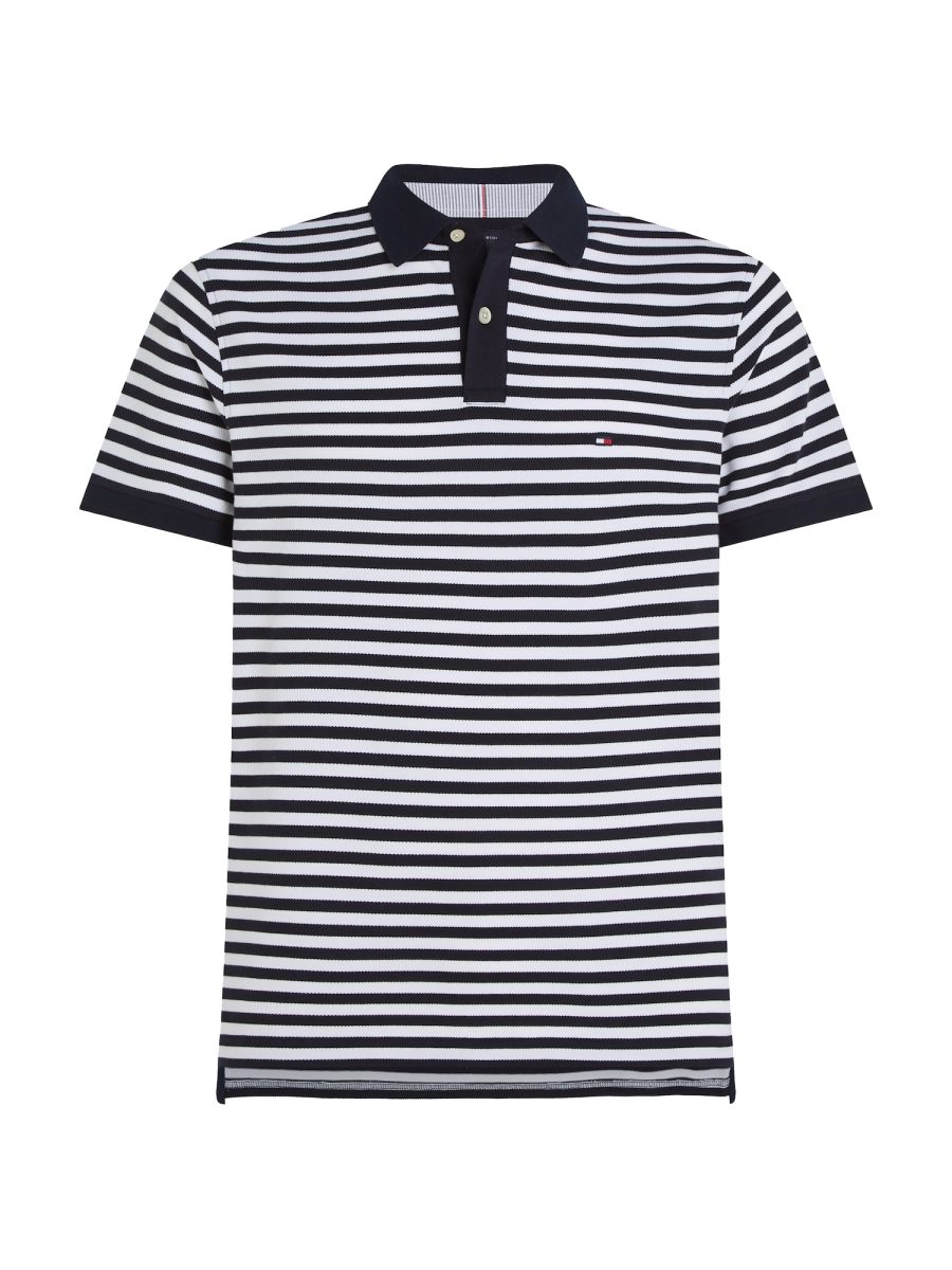 TOMMY HILFIGER Póló  piros / fekete / fehér-Ár