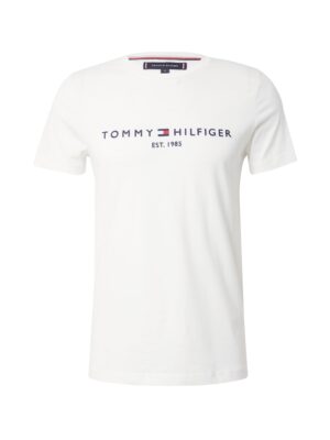 TOMMY HILFIGER Póló  sötétkék / piros / fehér