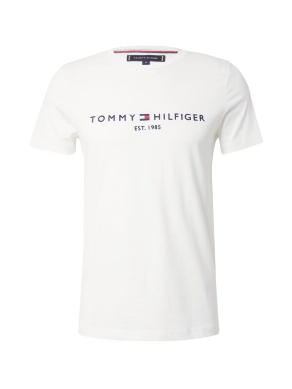 TOMMY HILFIGER Póló  sötétkék / piros / fehér