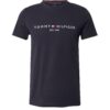 TOMMY HILFIGER Póló  sötétkék / piros / fehér-hu