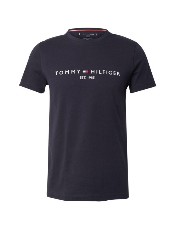 TOMMY HILFIGER Póló  sötétkék / piros / fehér-hu