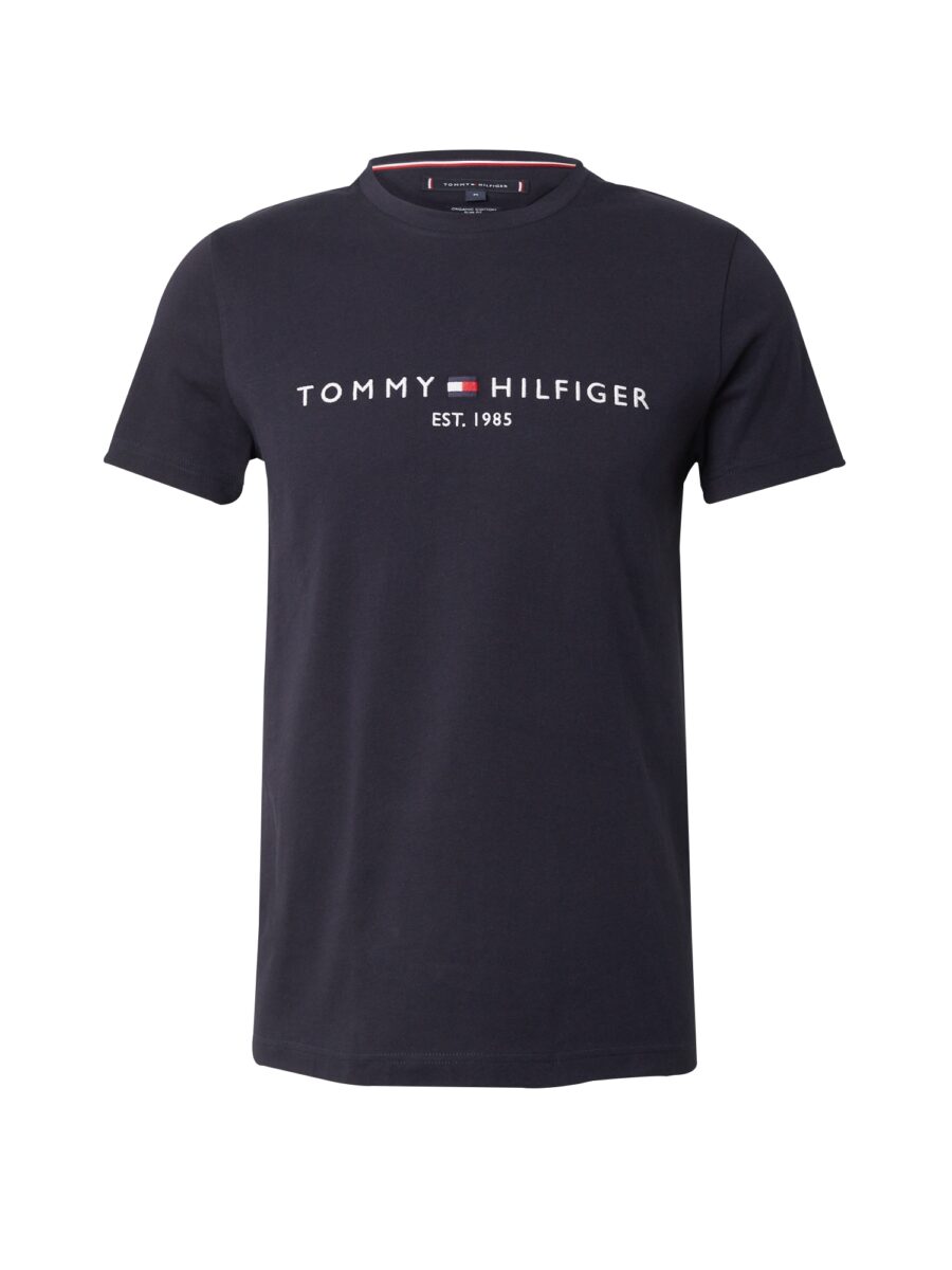 TOMMY HILFIGER Póló  sötétkék / piros / fehér-hu
