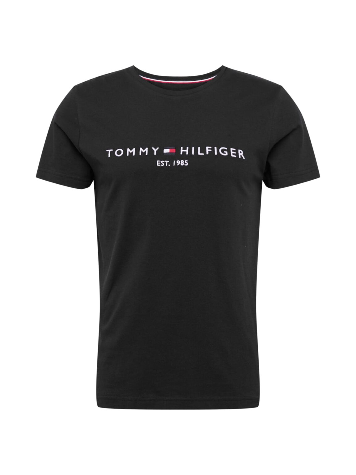 TOMMY HILFIGER Póló  tengerészkék / fekete / fehér