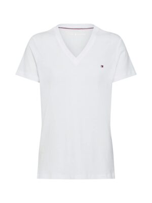 TOMMY HILFIGER Póló  tengerészkék / piros / fehér