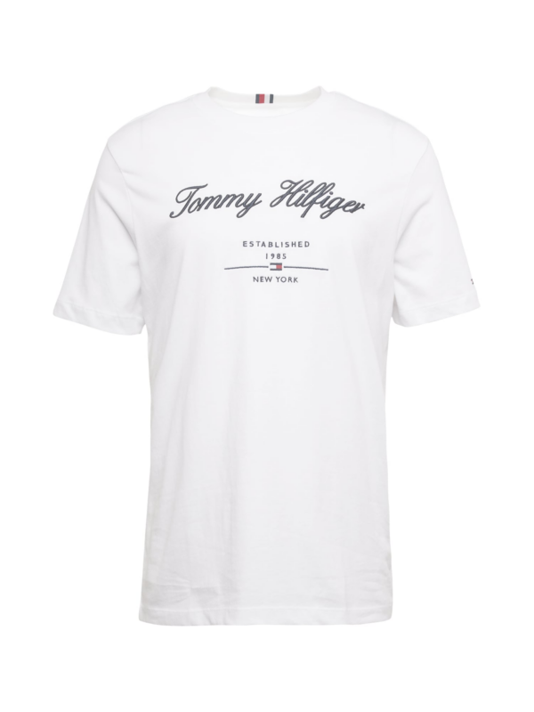 TOMMY HILFIGER Póló  tengerészkék / piros / fekete / fehér-Ár