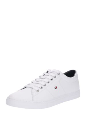 TOMMY HILFIGER Rövid szárú sportcipők 'Essential'  éjkék / piros / fehér