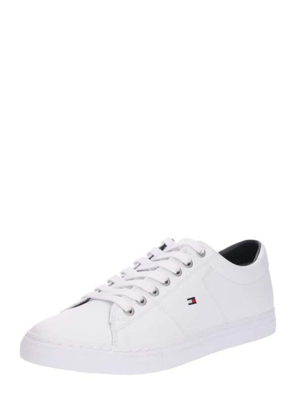 TOMMY HILFIGER Rövid szárú sportcipők 'Essential'  éjkék / piros / fehér
