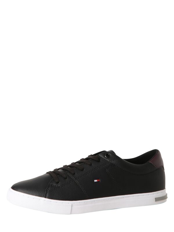 TOMMY HILFIGER Rövid szárú sportcipők 'Essential'  piros / fekete / fehér-hu