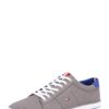 TOMMY HILFIGER Rövid szárú sportcipők 'Harlow'  kék / taupe / piros / fehér