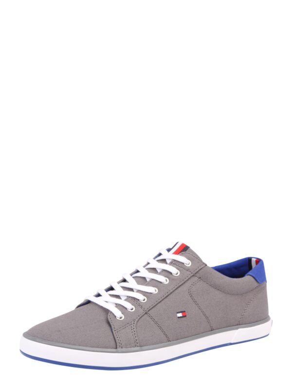 TOMMY HILFIGER Rövid szárú sportcipők 'Harlow'  kék / taupe / piros / fehér