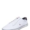 TOMMY HILFIGER Rövid szárú sportcipők 'Harlow'  piros / fekete / fehér