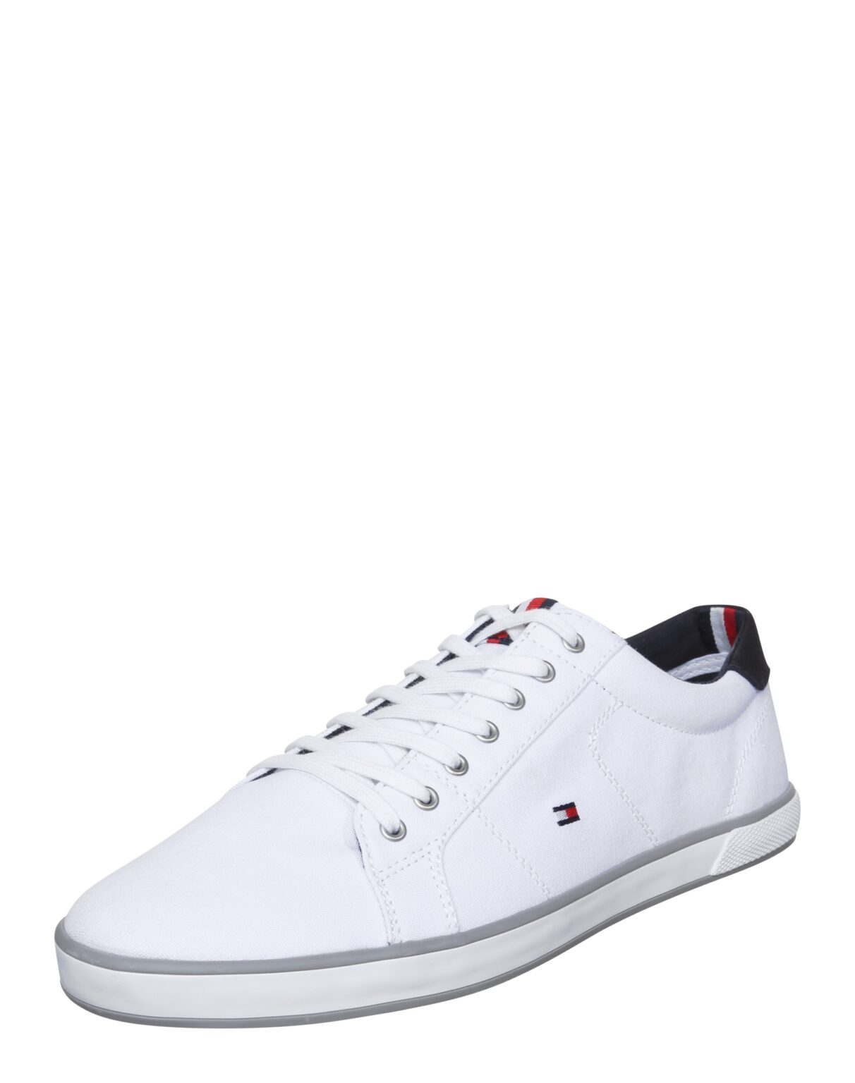 TOMMY HILFIGER Rövid szárú sportcipők 'Harlow'  piros / fekete / fehér